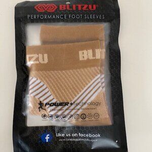 Blitzu Performance Compression Foot Sleeves, size L-XL, New in Original Package